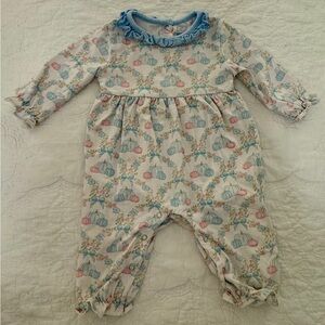 Charming Floral Kids Footie